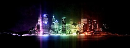 Chicago Lights At Nigt Fb Cover Facebook Covers